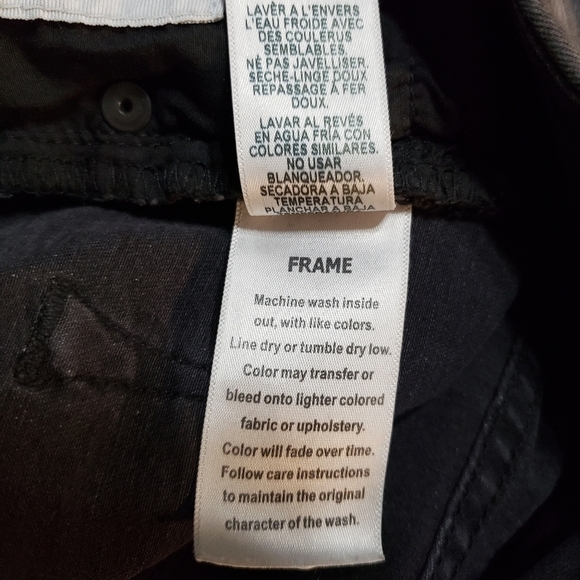 FRAME Le Crop Mini Boot-Cut Jeans, Preston, Size 26 - Picture 13 of 16